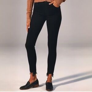{A&F} "The Super Skinny Ankle High Rise" Tall Curve Love Stretch Denim Jeans